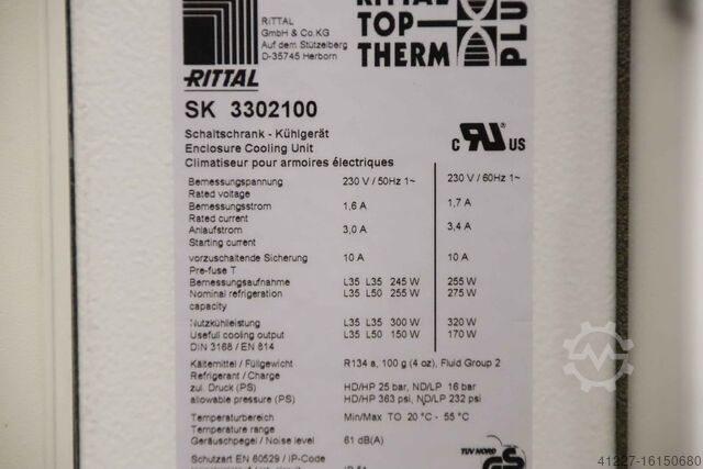 Control panel with industrial monitor Grenzebach FK170SBRGD001 SK 3302100