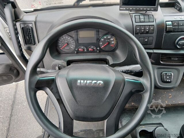 Box truck Iveco EuroCargo ML 75 E 19/P LBW Türe im Koffe