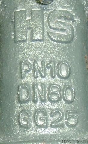 Gate valve with flange connection HS DN80 PN10