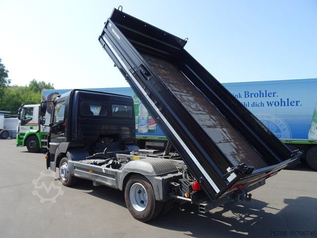 Three-way tipper van MERCEDES-BENZ 818 Atego*2x AHK*3 Sitze*Diff*Anhänger-Hydraulik