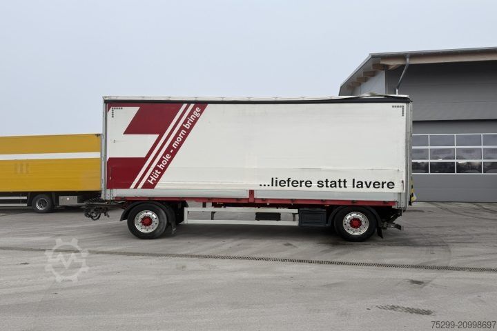 Open trailer with tarp Krone AZ Plane+HB / Swiss-Vehicle