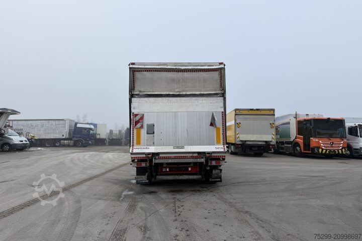 Open trailer with tarp Krone AZ Plane+HB / Swiss-Vehicle