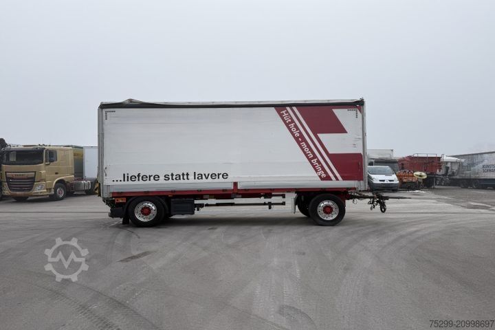 Open trailer with tarp Krone AZ Plane+HB / Swiss-Vehicle