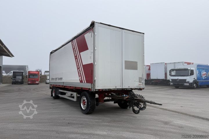 Open trailer with tarp Krone AZ Plane+HB / Swiss-Vehicle