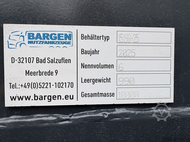 Swap chassis trailer ungesetzt Abrollcontainer City 3.8m x 2.15m x 0.75m sofort verfügbar!