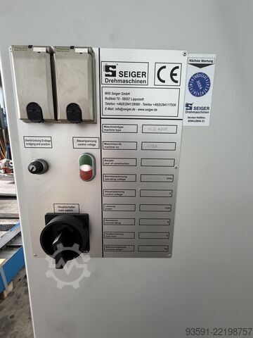 Cycle-controlled lathe Seiger SLZ 620E