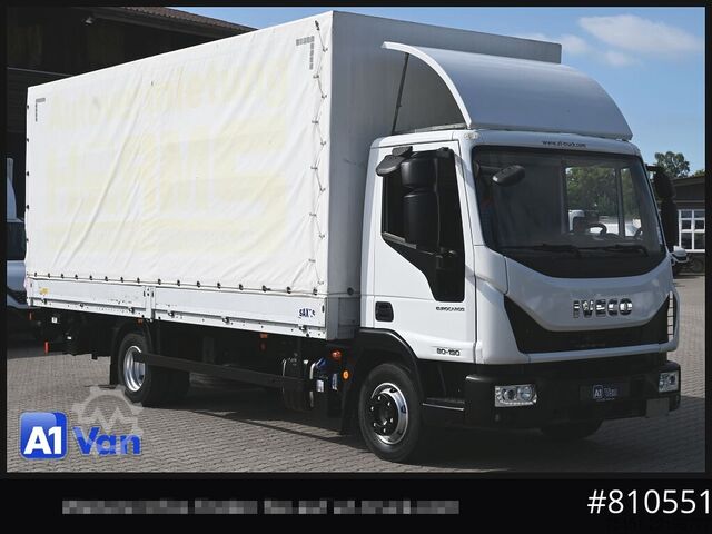 Pritschenwagen IVECO Eurocargo 80E19 Pritsche Plane, LBW, Luftfederung