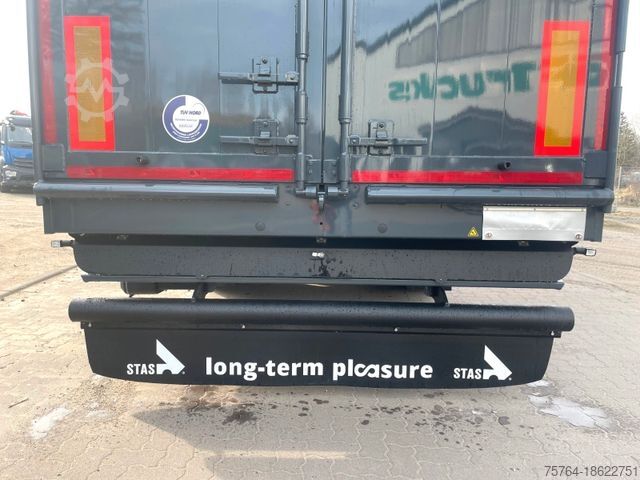 Walking floor semitrailer STAS 91m³ Schubboden/10 mm Boden/ALUFELGEN/Auch Miete