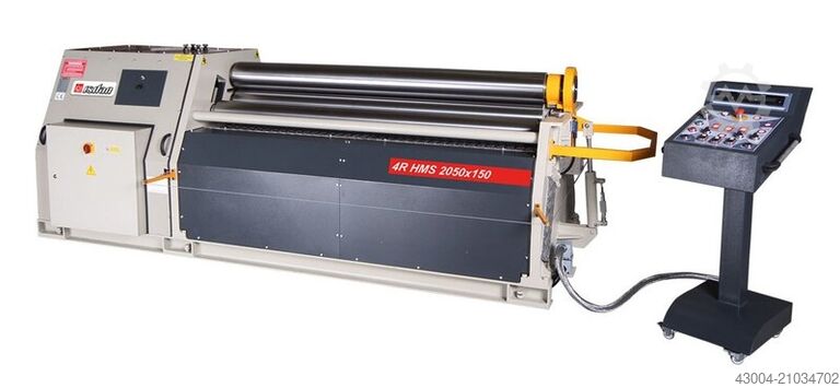 Blechrundbiegemaschine - 4 Walzen HESSE by ISITAN 4R HMS 2050x200
