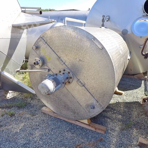 3500 Liter Rührwerksbehälter aus V2A mit Propellerrührwerk  8828