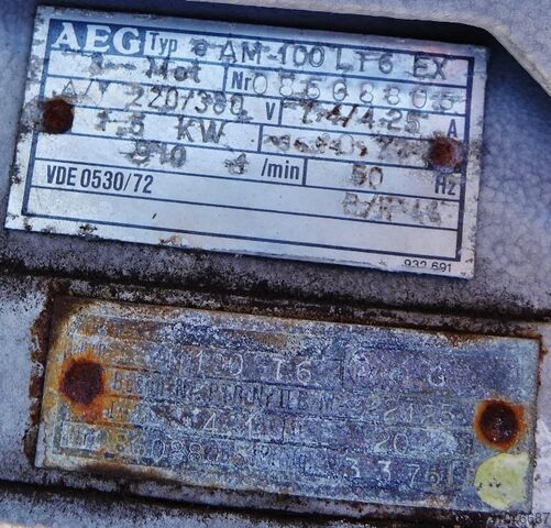 3500 Liter Rührwerksbehälter aus V2A mit Propellerrührwerk  8828