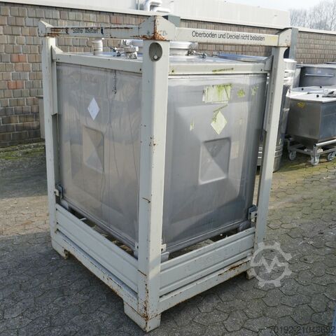 1050 Liter Container aus V2A Umformtechnik Hausach (UCON) 8799