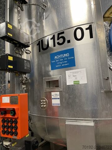 25000 Liter isolierter Behälter aus V2A INOX - MAURER AG 8745