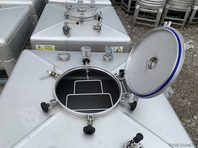 500 Liter Konuscontainer aus V4A  S15190