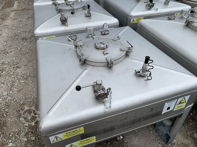 500 Liter Konuscontainer aus V4A  S15190