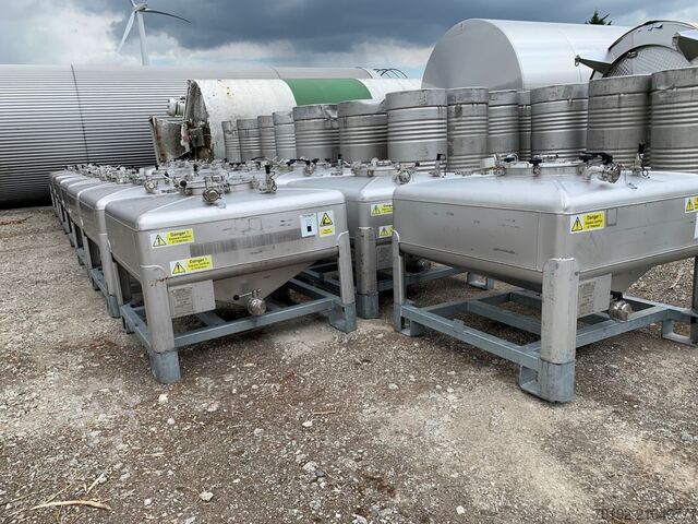 500 Liter Konuscontainer aus V4A  S15190