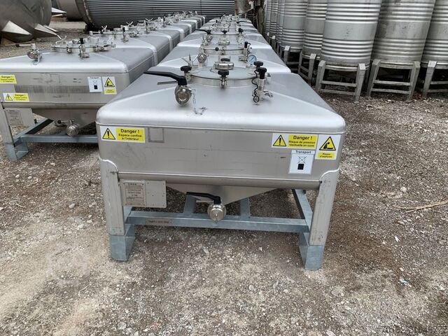 500 Liter Konuscontainer aus V4A  S15190