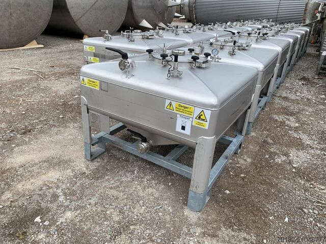 500 Liter Konuscontainer aus V4A  S15190