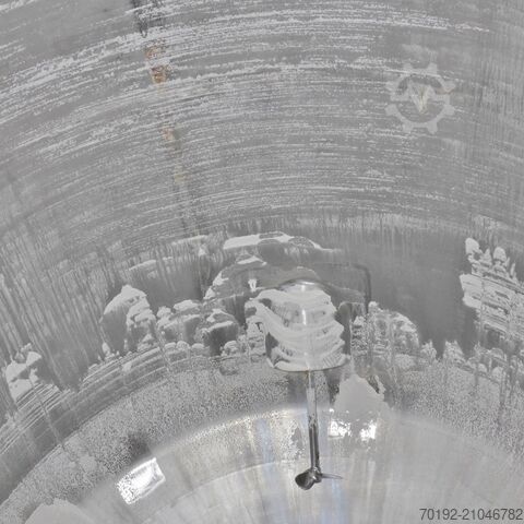 15000 Liter isolierter Behälter aus V2A mit seitlichem Propellerrührwerk Ahlborn 8614