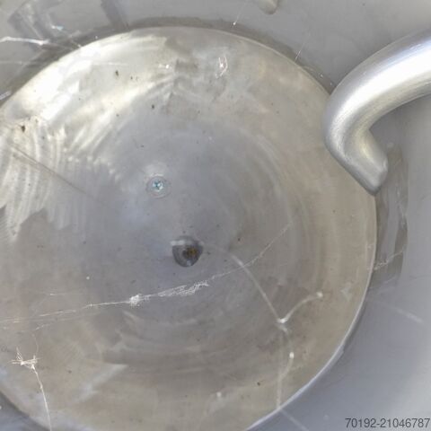 400 Liter konischer Behälter aus V4A  8624