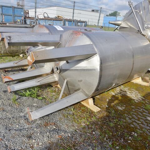 5000 Liter Rührwerksbehälter aus V2A mit Propellerrührwerk Behälter KG Bremen 8642