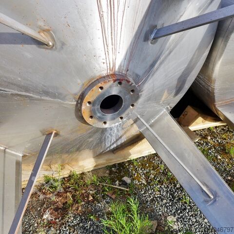 5000 Liter Rührwerksbehälter aus V2A mit Propellerrührwerk Behälter KG Bremen 8642