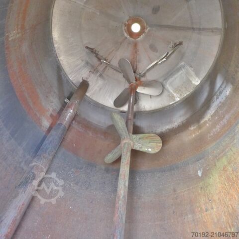 5000 Liter Rührwerksbehälter aus V2A mit Propellerrührwerk Behälter KG Bremen 8642