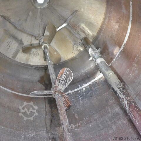 5000 Liter Rührwerksbehälter aus V2A mit Propellerrührwerk Behälter KG Bremen 8642