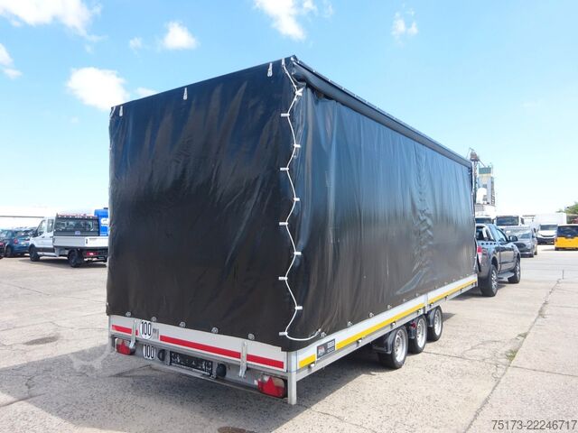 Open trailer with tarp EDUARD 6022 5 PB30 Pritsche/Plane 3-Achser 100km/h