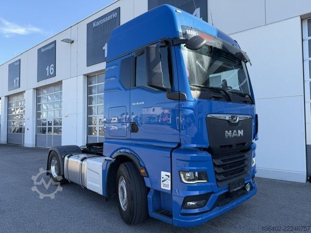 Standard tractor unit MAN TGX 18.470 4x2 BL SA mit PTO / NA - neu bereift au
