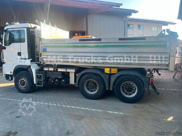 Tipper truck MAN TGS 33.500 / 6X6 / Manual / Meiller BORDMATIK