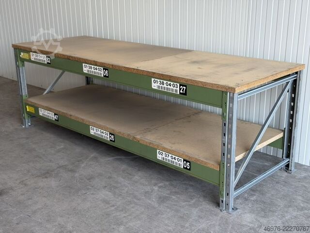 Workbench working table Bito PL38 Werkbank 2.900x1.000x938mm