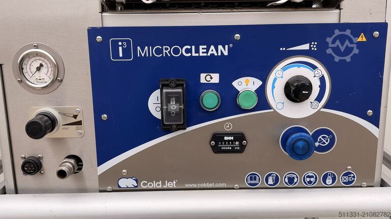 Trockeneisstrahlgerät Cold Jet i3 Microclean DX / PALLET SHAVING