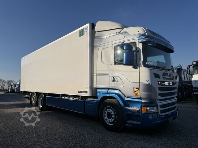 Kühlkoffer-LKW SCANIA R450 ISO-Koffer 9.60m Themoking -20°C