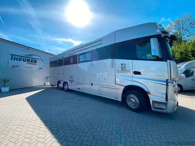 Viehtransporter LKW MERCEDES-BENZ 2663 STX 5 Pferde  POP-OUT+POP-UP  Top Zustand
