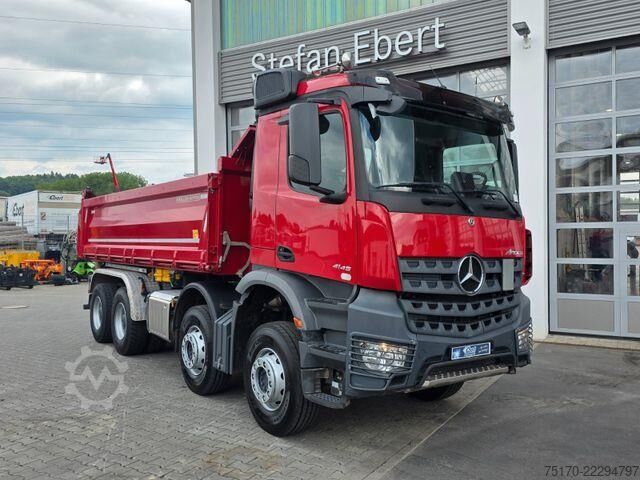 Kipper Mercedes-Benz Arocs 4145 K 8x4 Meiller Bordmatik PPC