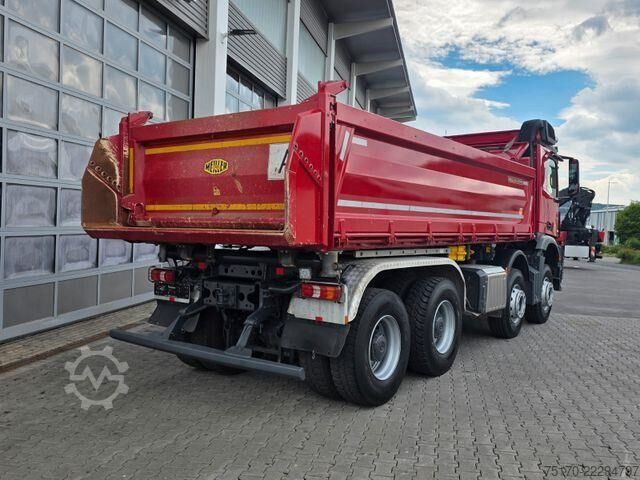 Kipper Mercedes-Benz Arocs 4145 K 8x4 Meiller Bordmatik PPC