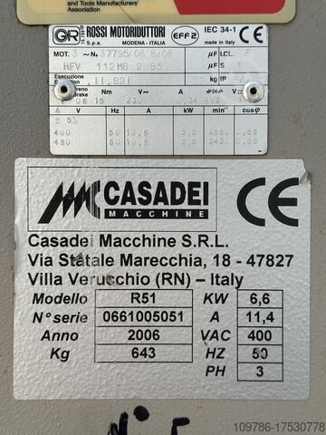 Thickness planer CASADEI R51h3