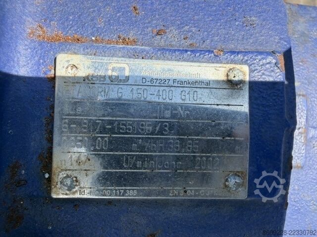 Vacuum pump KSB RDL G150-400