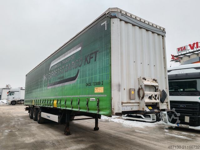 Auflieger mit Pritsche & Plane KRONE SD