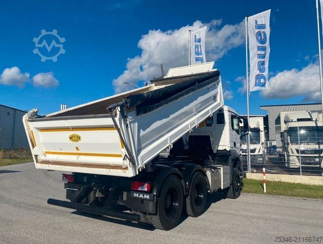 Kipper LKW MAN TGS/26.520/6x4 BL/Bordmatik/Retarder/90to/25 tkm