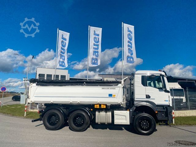 Kipper LKW MAN TGS/26.520/6x4 BL/Bordmatik/Retarder/90to/25 tkm