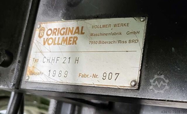Vollmer CHHF 21 H - for carbide teeth Volmer CHHF 21H