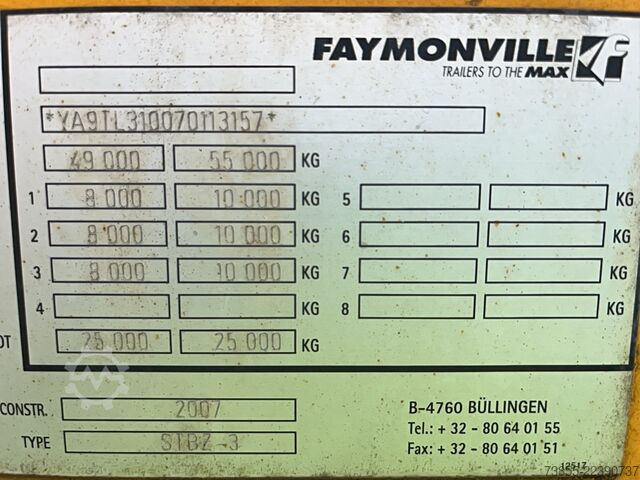 Tieflader Auflieger Faymonville STBZ3