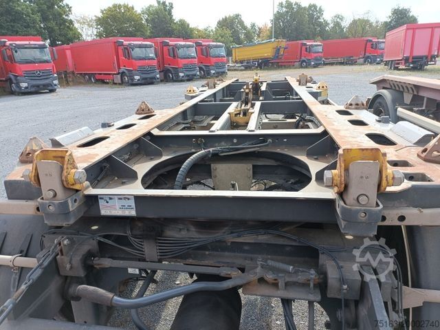 Abrollanhänger HÜFFERMANN Anhänger für Absetzmulden HMA 18.76 LS Container