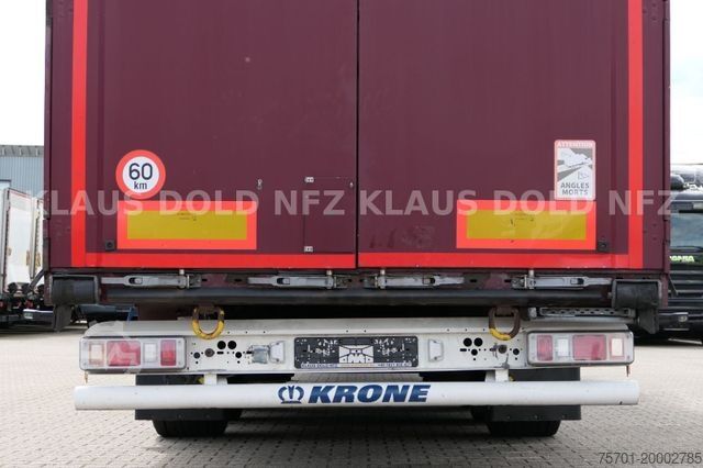 Open semitrailer with tarp KRONE Pritsche Plane XL MegaLiner BWP Edscha Bordwände