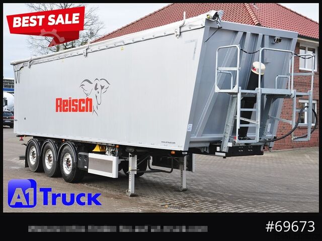 Kipper Auflieger REISCH RHKS, Alu-Kippmulde 54m³, Kombitüren, Alufelgen, Liftachse,
