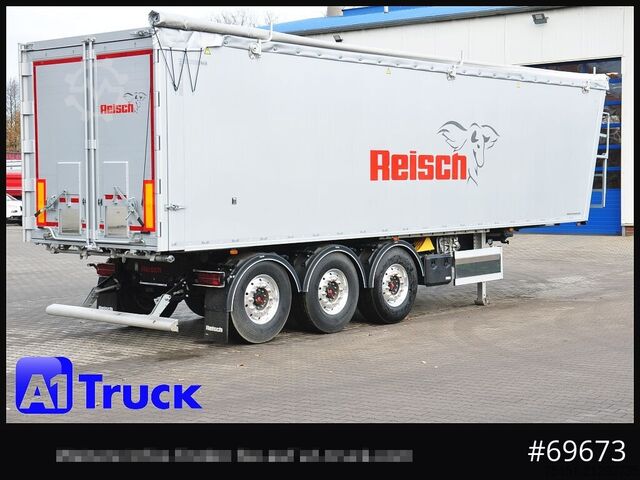 Kipper Auflieger REISCH RHKS, Alu-Kippmulde 54m³, Kombitüren, Alufelgen, Liftachse,