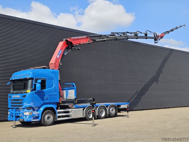 Crane truck Scania G490 8x4*4 / HMF 5020 + JIB