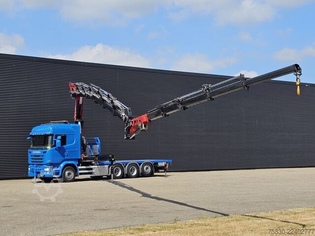 Crane truck Scania G490 8x4*4 / HMF 5020 + JIB